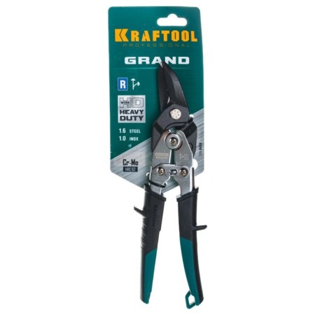 Kraftool Grand metal scissors, 2k handles, right cut, 270 mm-3