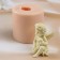 Silicone Mold "Angel with a Bear" 6.5x6.5x6.3 cm (prayer 6x4.2x3.4 cm)