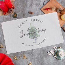 Ethel towel Christmas Tree 40x73 cm, 100% HL, sarzha 190 g/m2