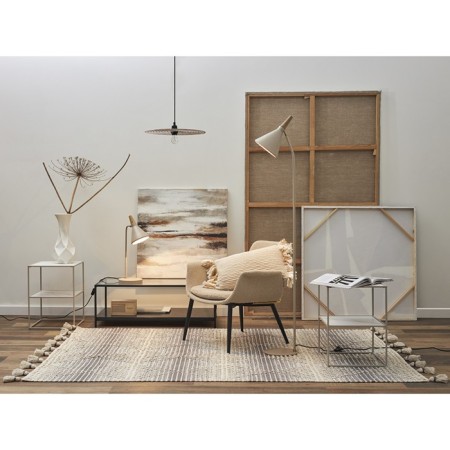 Baste Mayen table, 380 × 380 × 520 mm, beige color-5