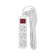 Extension cord Standard 3 nests, 5m, 3x1.0mm², s/h, with a switch, white rexant
