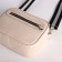Women's bag over the shoulder, Textura, small size, beige color