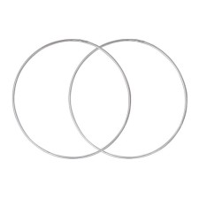 Classics-Road Earrings, D = 5.5 cm, Sterlarment