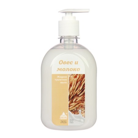 Soap liquid toilet nickname "oats and milk" with a dispenser, 0.5 liters