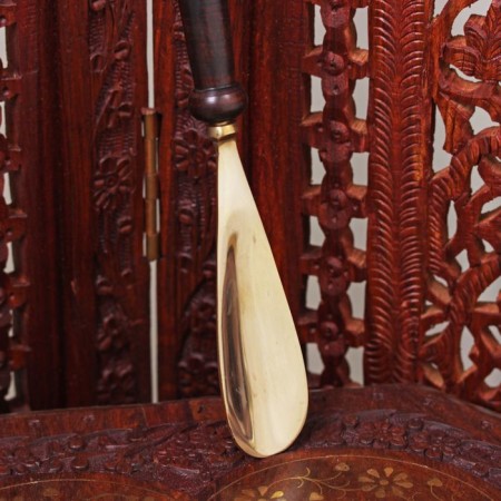 Spoon for shoes "ship" Brass 36x5x2.5 cm-2