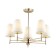 Doris chandelier, 5x40W E14, color gold