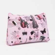 Lightning cosmetic bag, pink color