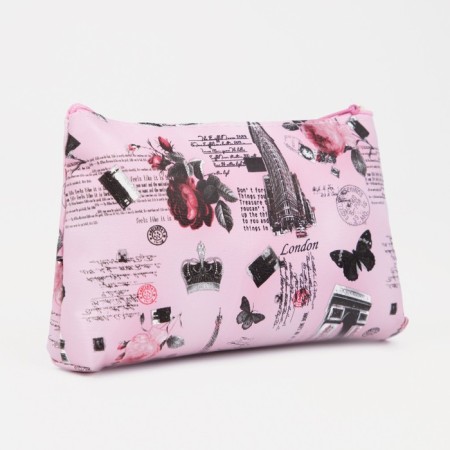 Lightning cosmetic bag, pink color
