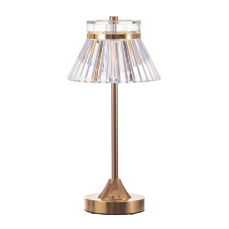 Table lamp sensory "Bianka" LED 10W AKB gold 15x15x33 cm-10