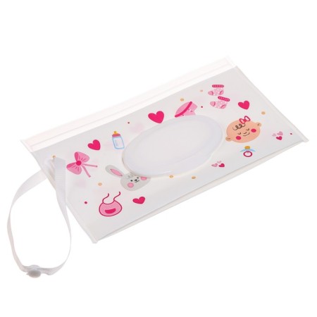 Container for napkins with a loophole "Stroller", color mix-4