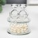 Glass souvenir "Two rings - proposal" Pearls 7.2x6.3x6.3 cm