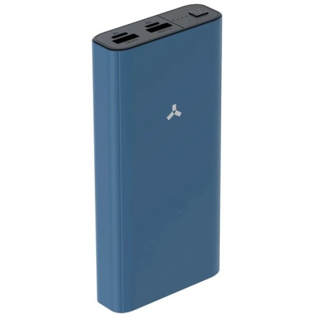 External battery AcCESSTYLERACA 20M, 20,000 mAh, 2 USB, 2.1 A, indicator, blue