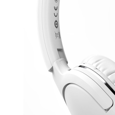 Wireless headphones Baseus D02 Pro, TWS, full -size, BT5.0, 450 mAh, white-3