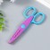 Scissors embossed "Flower" (set 2 pcs) 13 cm mix