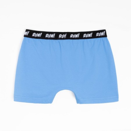 Panties for a boy (boxers), cornflower color, height 122 cm-2