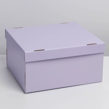 Gift folding box, packaging, "lavender", 31.2 x 25.6 x 16.1 cm-1