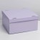Gift folding box, packaging, "lavender", 31.2 x 25.6 x 16.1 cm
