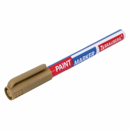 Markker-color (lacquer) 1.0 Brauberg Extra, reinforced nitro-base, alum, gold 151963-10