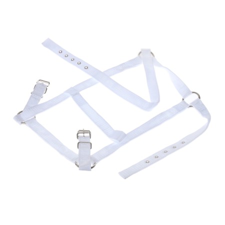 Nylon disin again, adjustable size, white