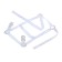 Nylon disin again, adjustable size, white