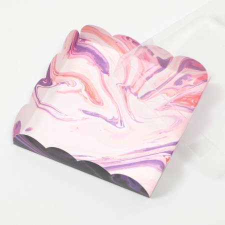 Box for cookies, "texture", 15 x 15 x 3 cm-2