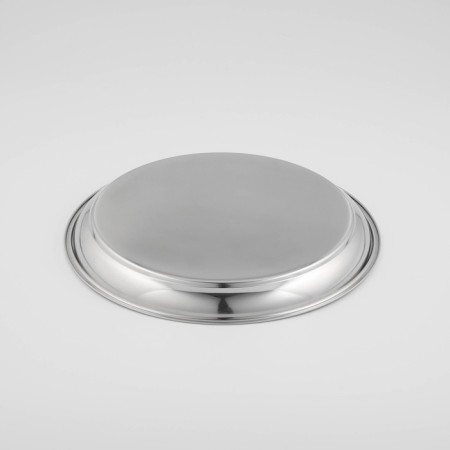 Stainless steel tray “India”, d = 30 cm, silver color-2
