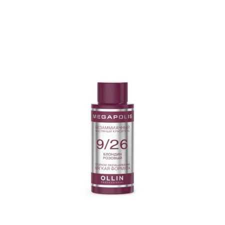 Hair dye OLLIN Professional Megapolis, Besammiach, Oil, Ton 9/26-2