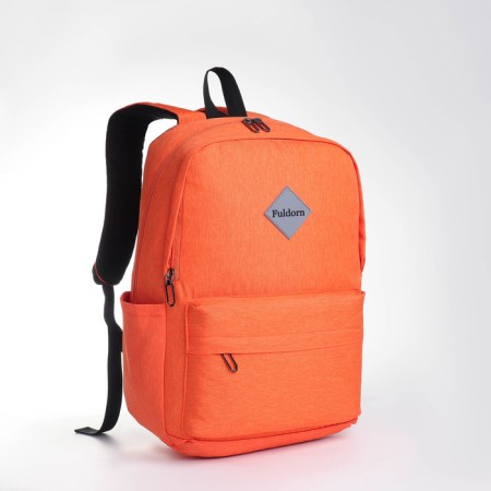 School backpack from lightning textiles, Fulldorn, 4 pockets, Orange color