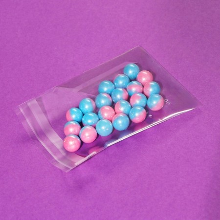BOPP package with sticky tape, "for you", 7*7+3cm-5