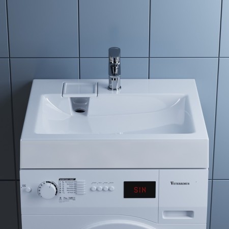 Paola siena sink 60x50 cm, above the washing machine
