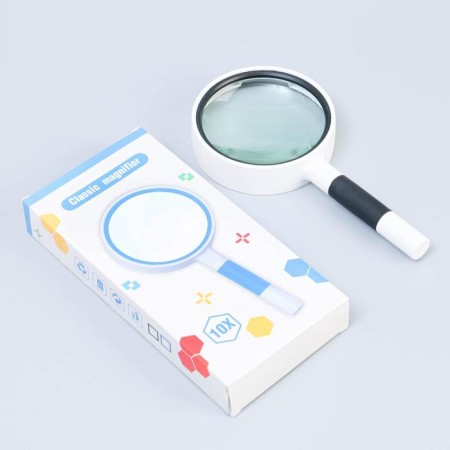Lupa 10x, classic, d = 9cm, 19*9cm