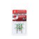Namazu traffic light hook, with a drop and stone, 8 (int), GYV color, in a package of 5 pcs.