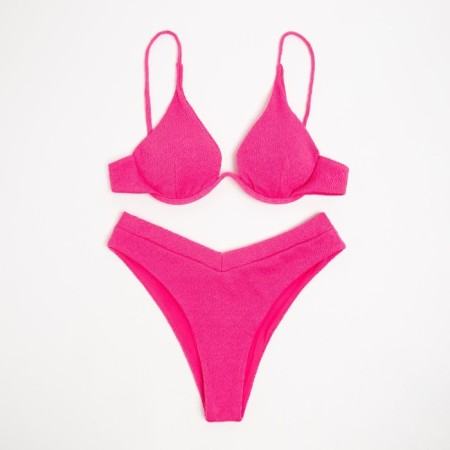 Separate Minaku swimsuit, pink color 44-6