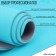 Fitness and yoga mat, 183x61x0.6 cm, gray/blue color