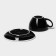Coffee steam porcelain Magistro Coffee Time, 2 objects: a cup 200 ml, a saucer d = 14.5 cm, black color is black