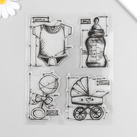 Silicon's creativity "for the newborn" 16x13 cm