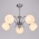 Chandelier 20006/5 5he27 40W chrome 47x47x40cm