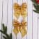 Christmas tree decoration "Balt - Golden Brill" (set 2 pcs) 12x14 cm, gold