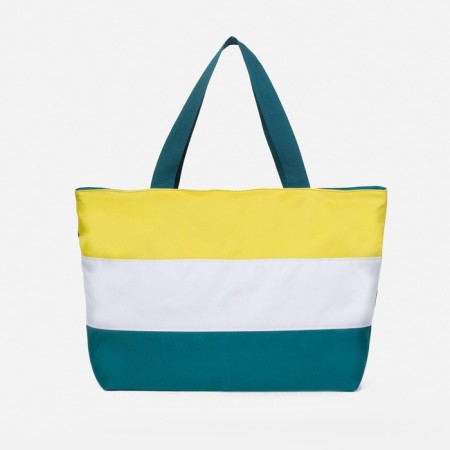 Bag beach on lightning, green/white/yellow color-1