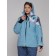 Ski jacket female winter, size 54, blue color