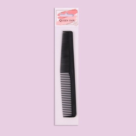 Combined comb, 18 × 3 cm, black color-5
