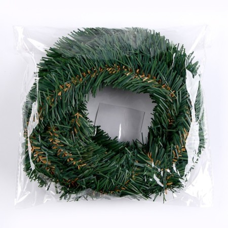 Wire for crafts and decor "needles" length - 5 m, diameter - 5 cm, green color with brown-4