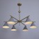 Causte "Flint" 6he27 40W gray 86x86x50cm