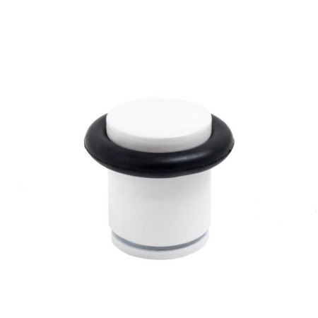 The door limiter "Standard" 588A-2 ww, white color, cylinder