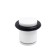 The door limiter "Standard" 588A-2 ww, white color, cylinder