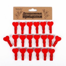 Set of decorative clothespins 