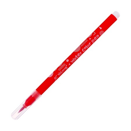 A set of watercolor markers with a 24 -pcs/24 -finge tips in a plastic pencil case-2