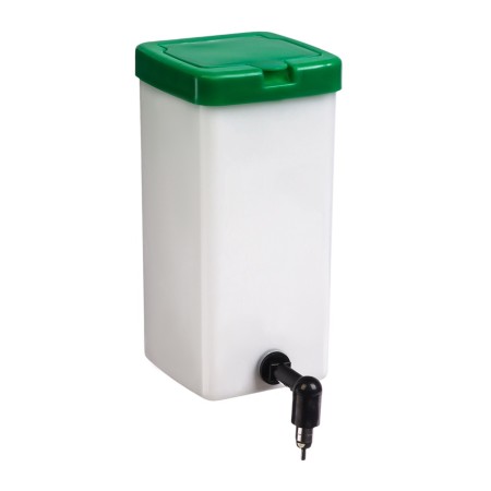 Hinged drinker nipple, bottle 18 x 8 cm, plastic, metal