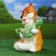 Garden figure "Fox" 25x30x40cm mix