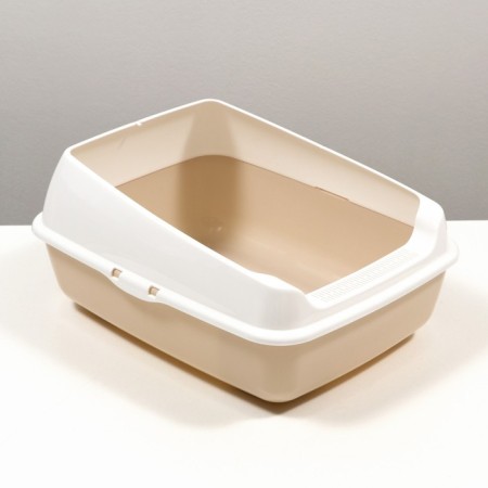 Cat tray without a mesh 50.5 x 39 x 23 cm, beige